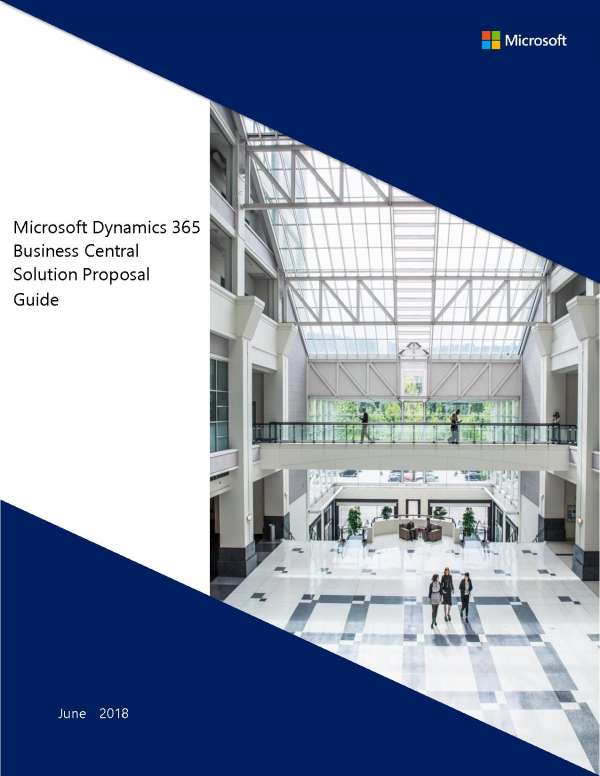 Microsoft Dynamics 365 Business Central solution proposal guide