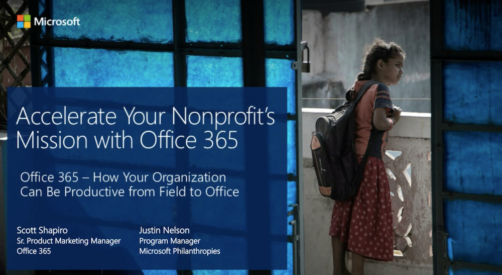 Increasing productivity with Office 365 Webinar