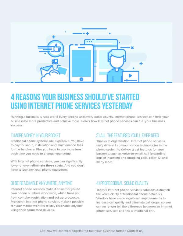 4 Reasons Your Business Should’ve Started Using Internet Phone Services Yesterday