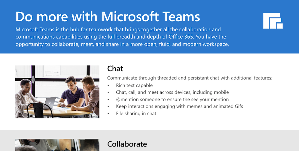 Do more with Microsoft Teams